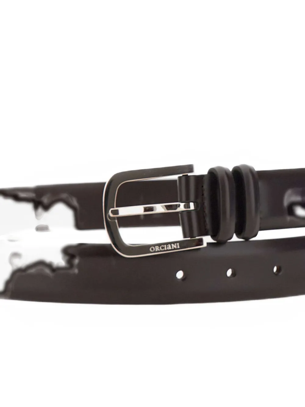 Orciani Leather Belt In Brown