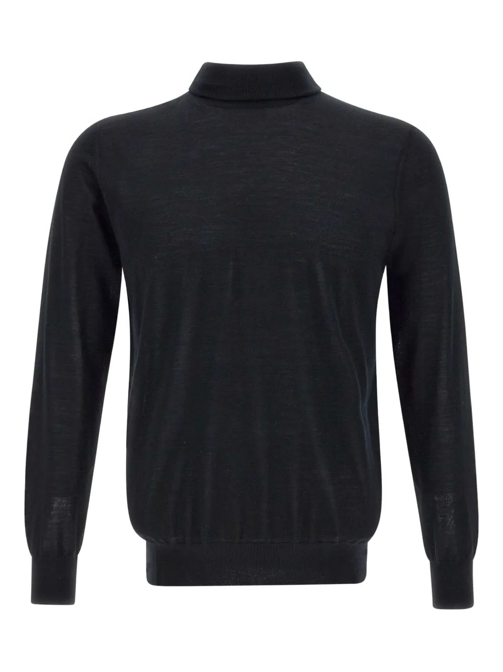 Kangra turtleneck ribbed sweater - Zwart