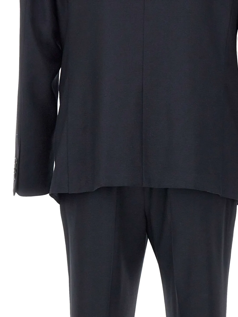 Marchesani Peak Lapel Three-piece Suit In Blue
