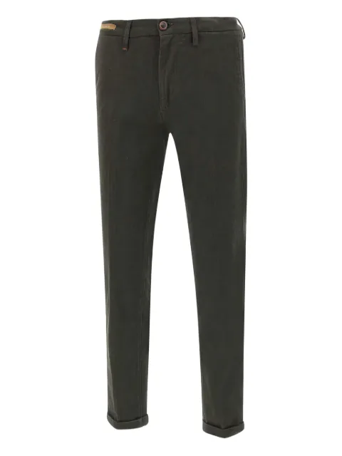 Re-Hash Mucha welt-pockets logo-patch trousers