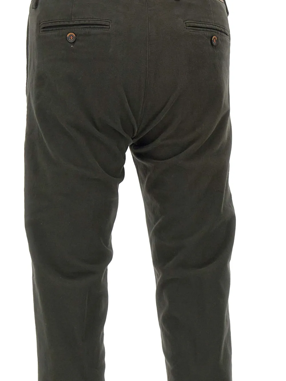 Re-hash Mucha Welt-pockets Logo-patch Trousers In Green