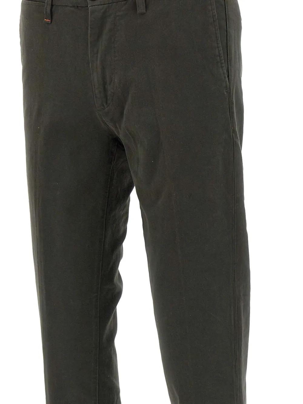 Re-hash Mucha Welt-pockets Logo-patch Trousers In Green