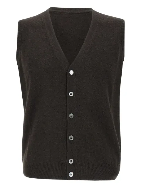 Filippo De Laurentiis button ribbed gilet