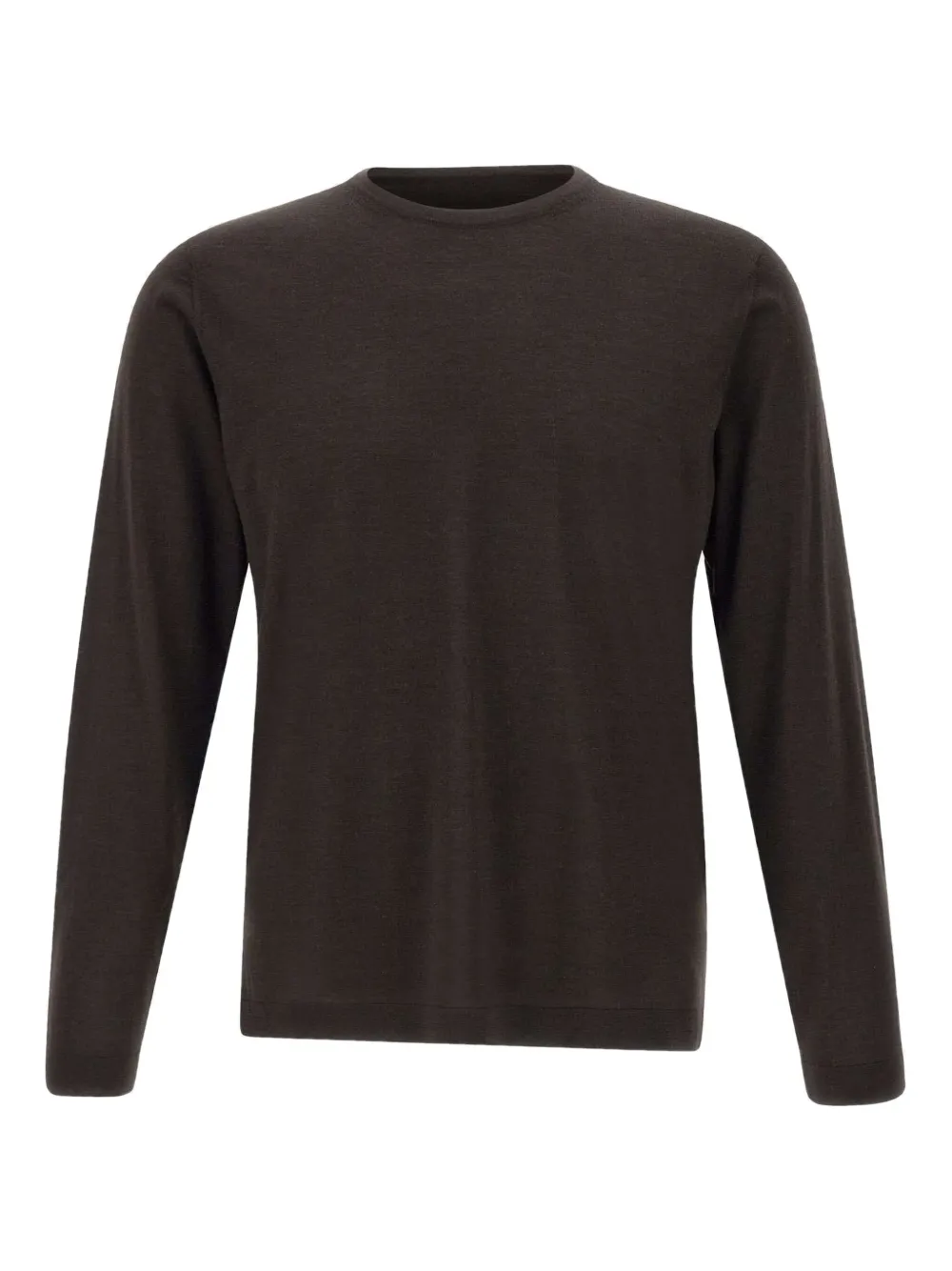 Filippo De Laurentiis Long-sleeve Ribbed Sweater In Brown