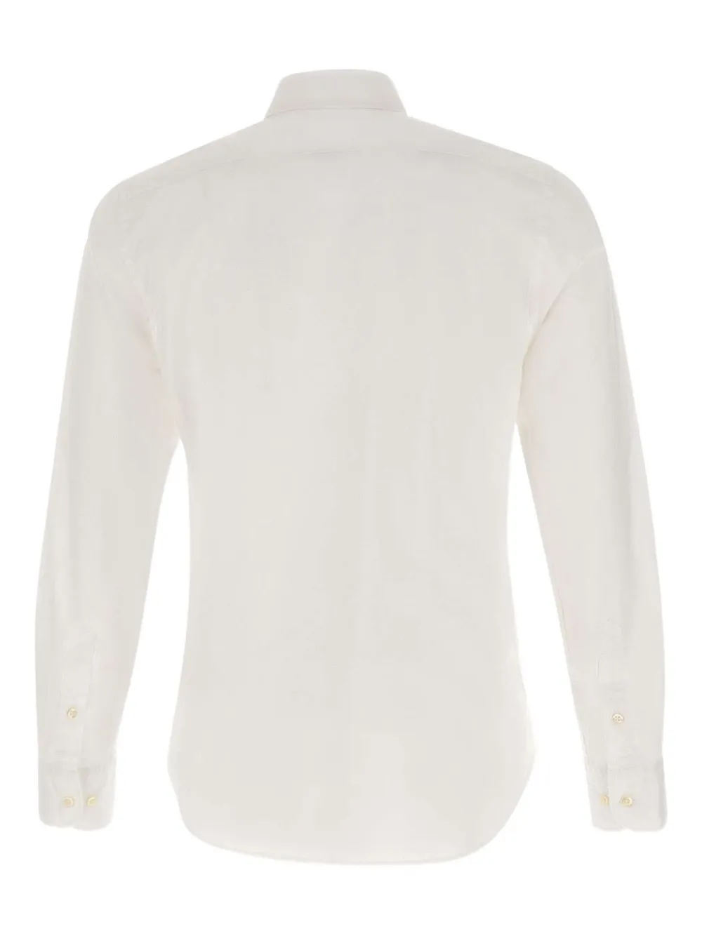 La Martina button-down embroidered shirt - Wit