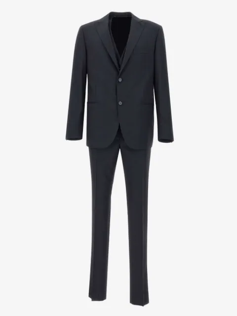 Marchesani traje de tres piezas texturizado