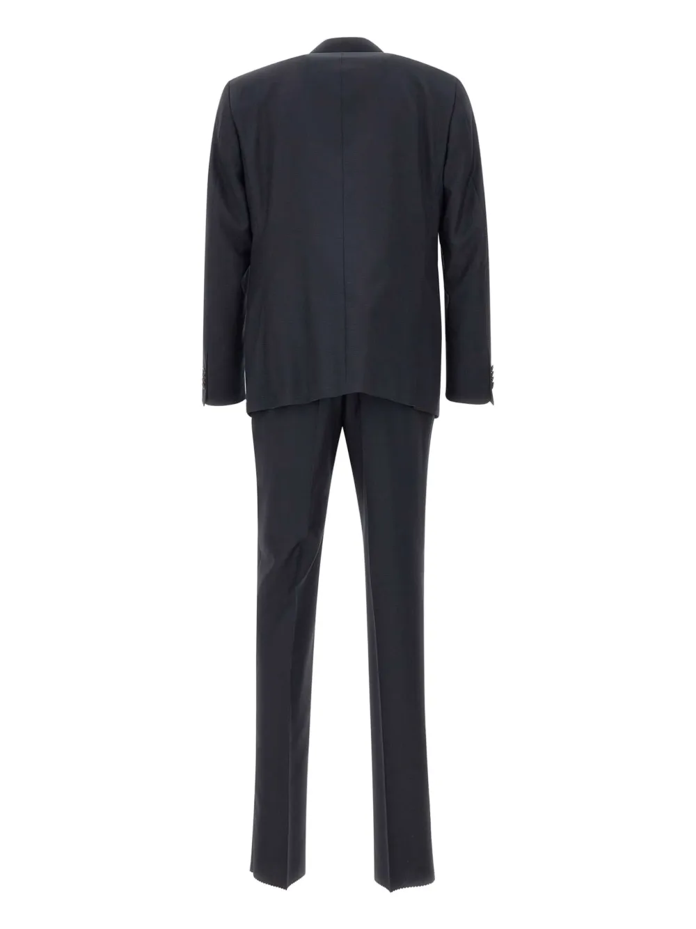  Marchesani Textured Three-piece Suit - Blue 