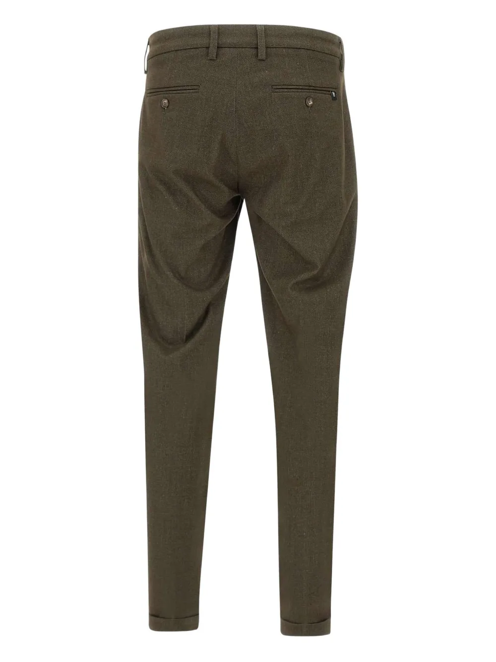 Re-Hash belt-loops turn-up trousers - Bruin