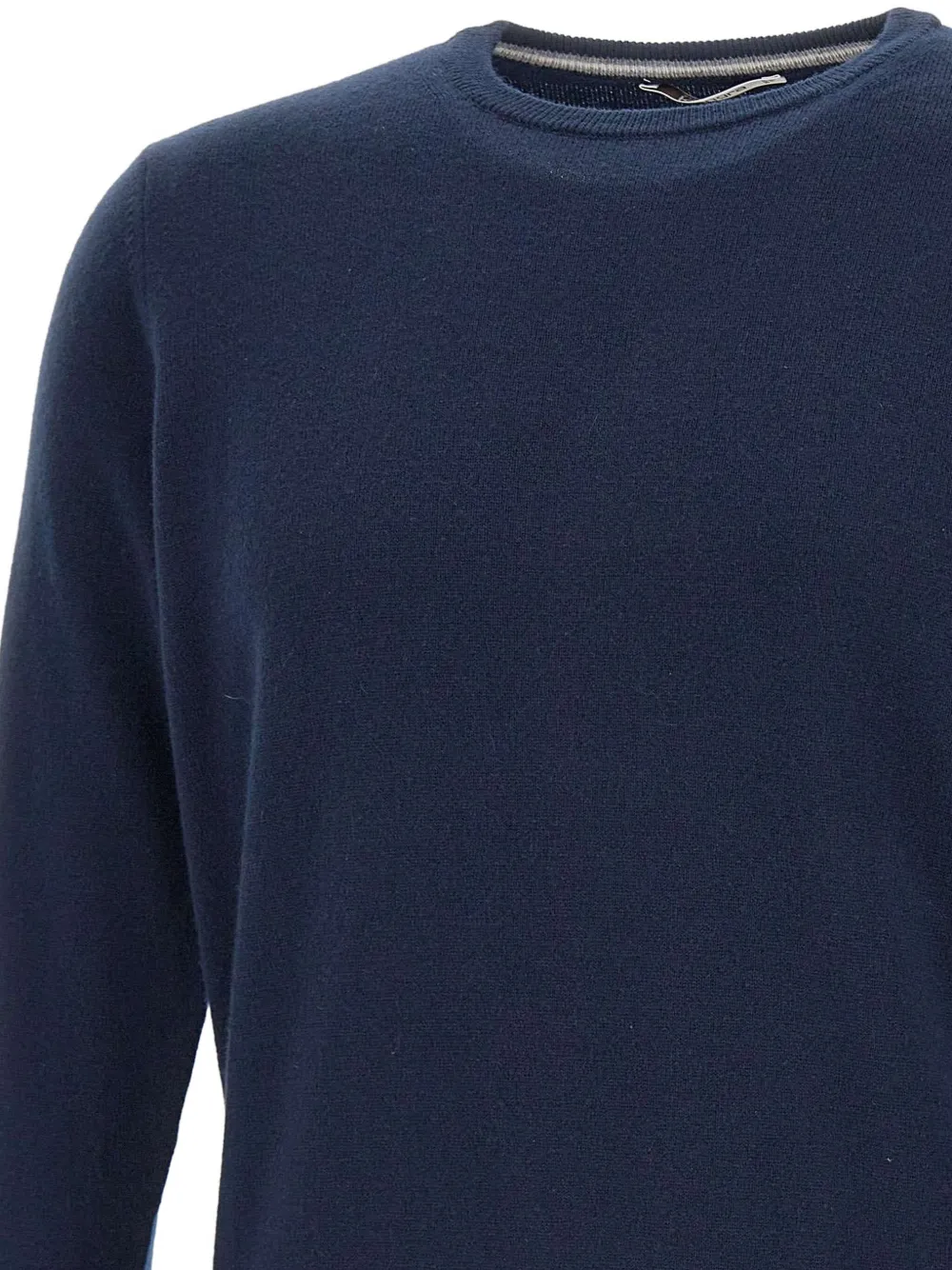 Kangra Trui met ronde hals en lange mouwen Blauw