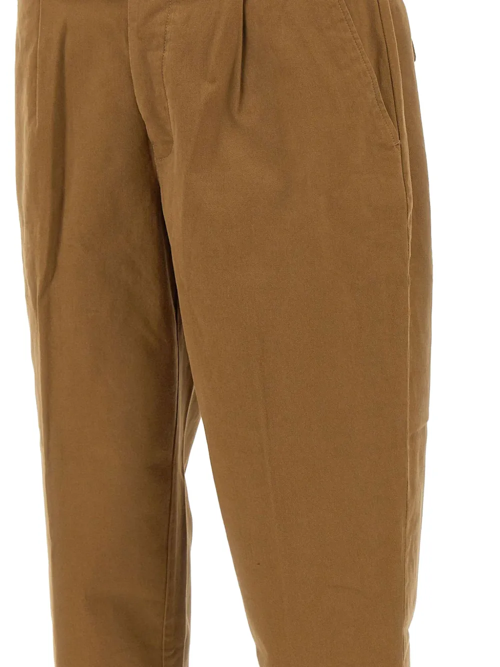Re-hash Five-pocket Logo-patch Trousers In Brown