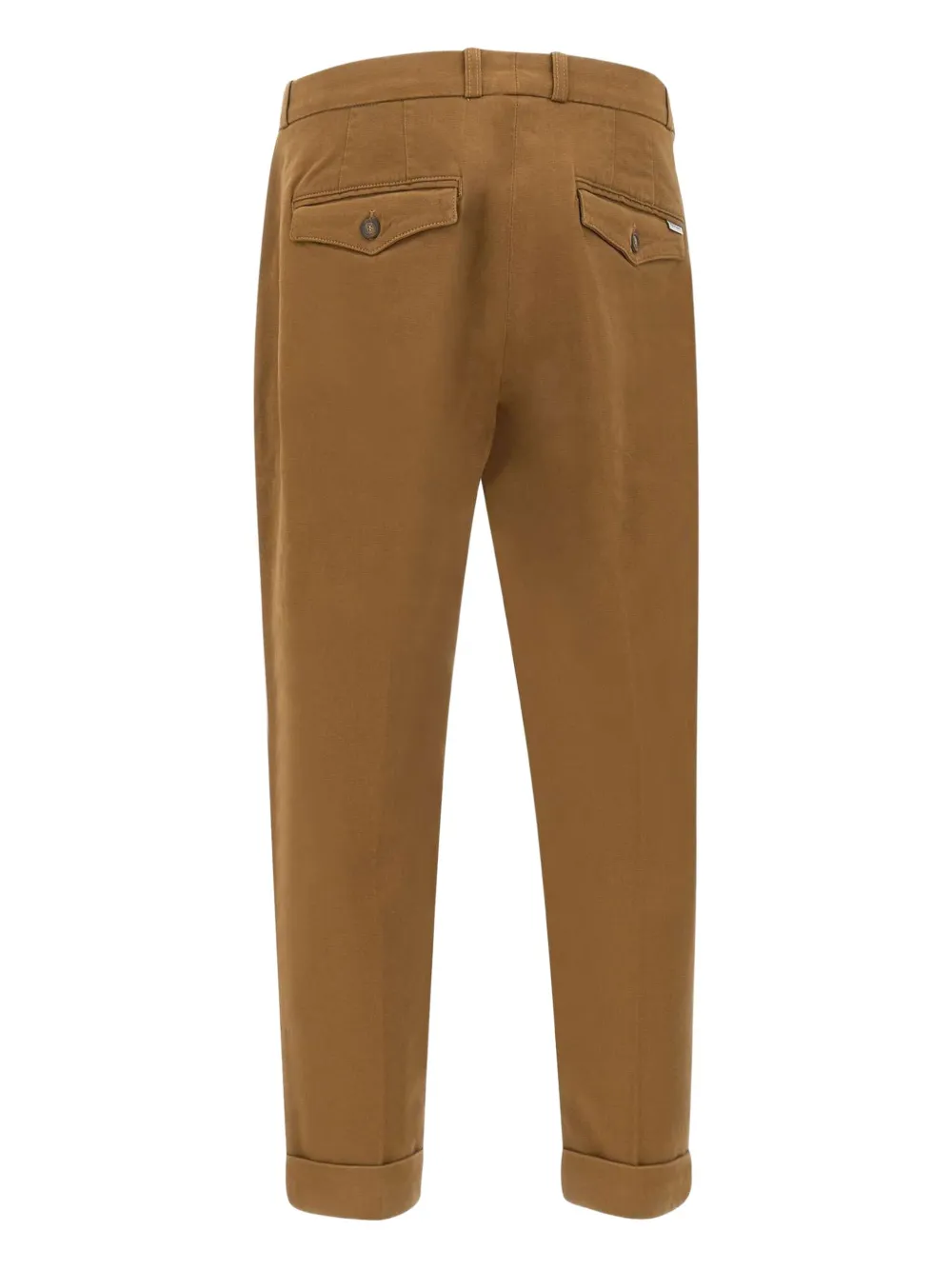 Re-hash Five-pocket Logo-patch Trousers In Brown