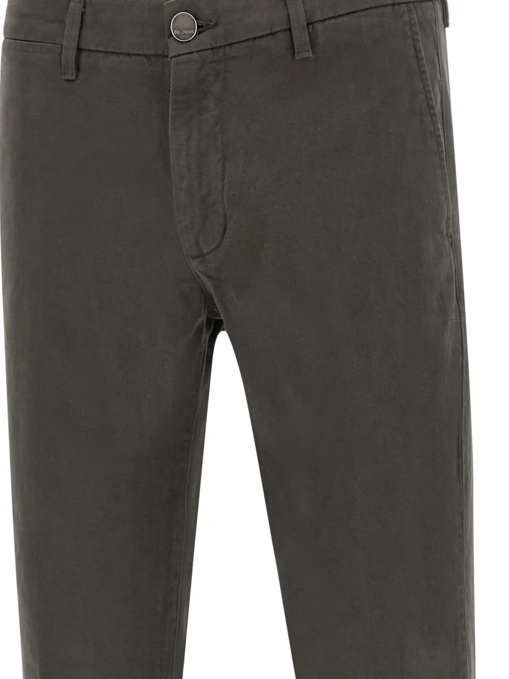 Re-hash Mucha Button Turn-up Regular Trousers In Gray