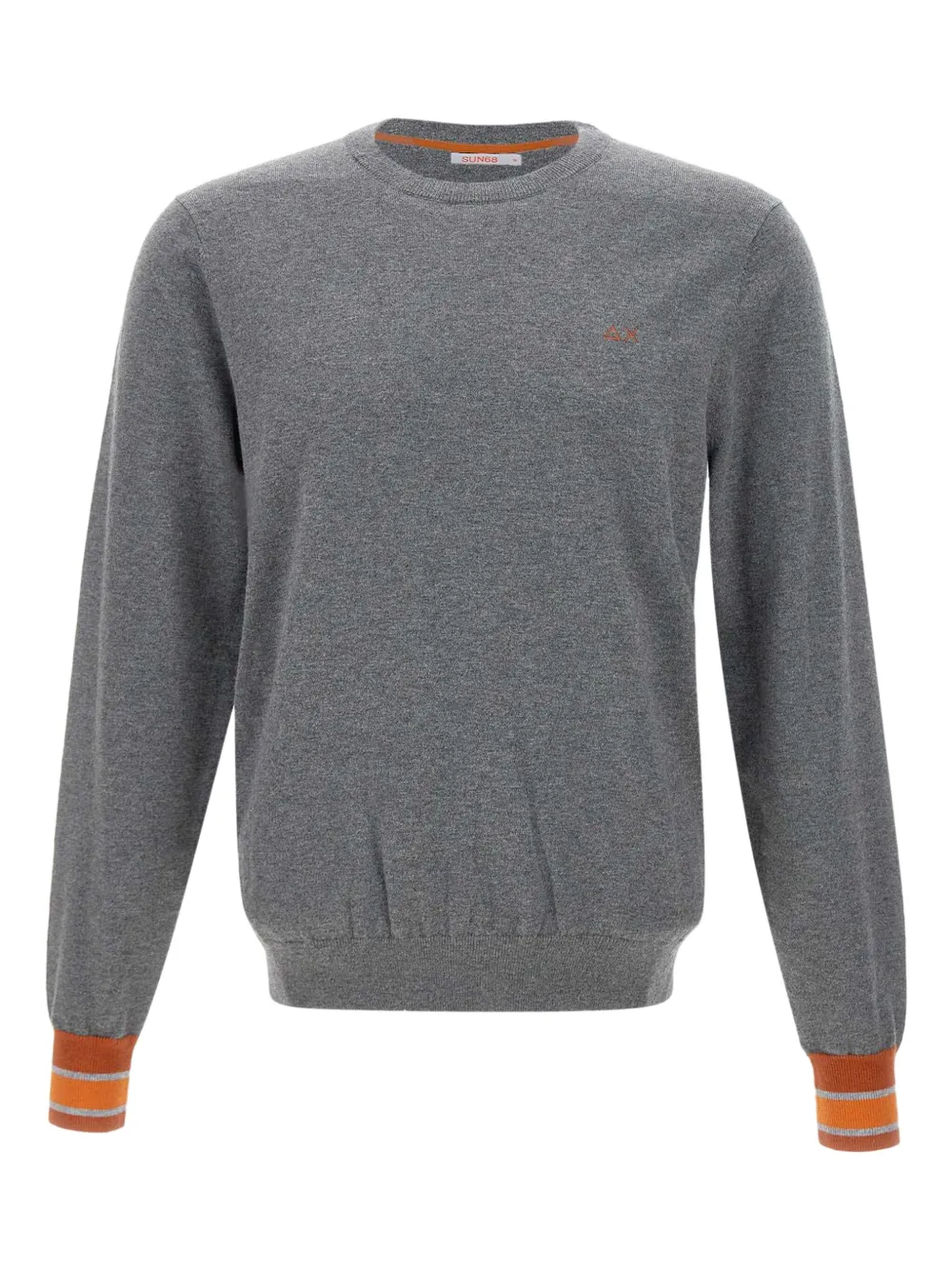 Sun68 suéter con logo bordado | gris | Image 1