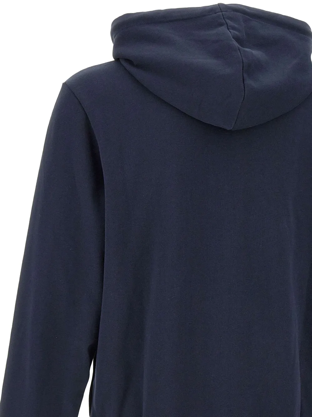 Sun68 Katoenen hoodie met logo op de borst Blauw