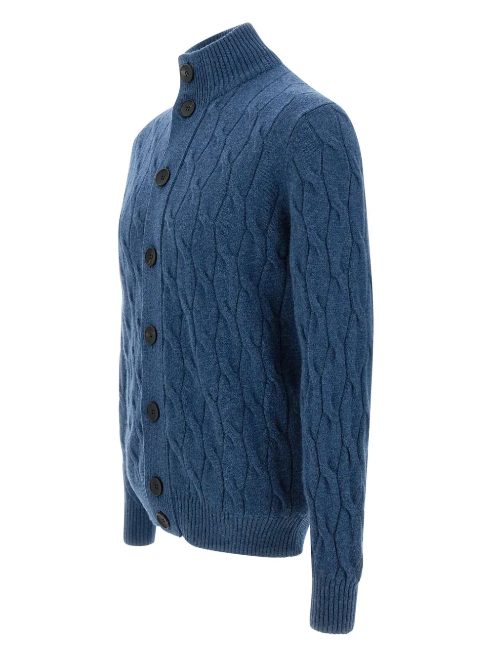 Filippo De Laurentiis Button-down Cardigan In Blue