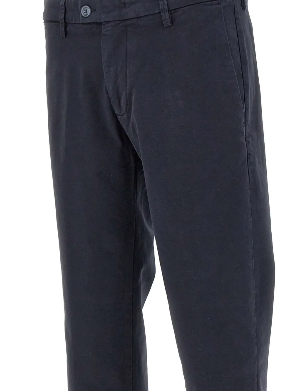 Re-hash Welt-pockets Buttoned Trousers In Blue