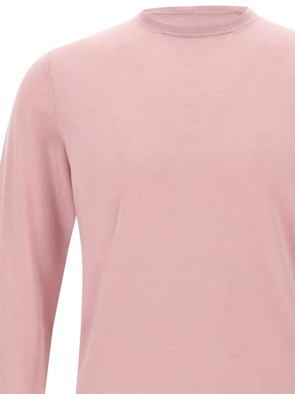 Filippo De Laurentiis Crew-neck Ribbed Jumper In Pink