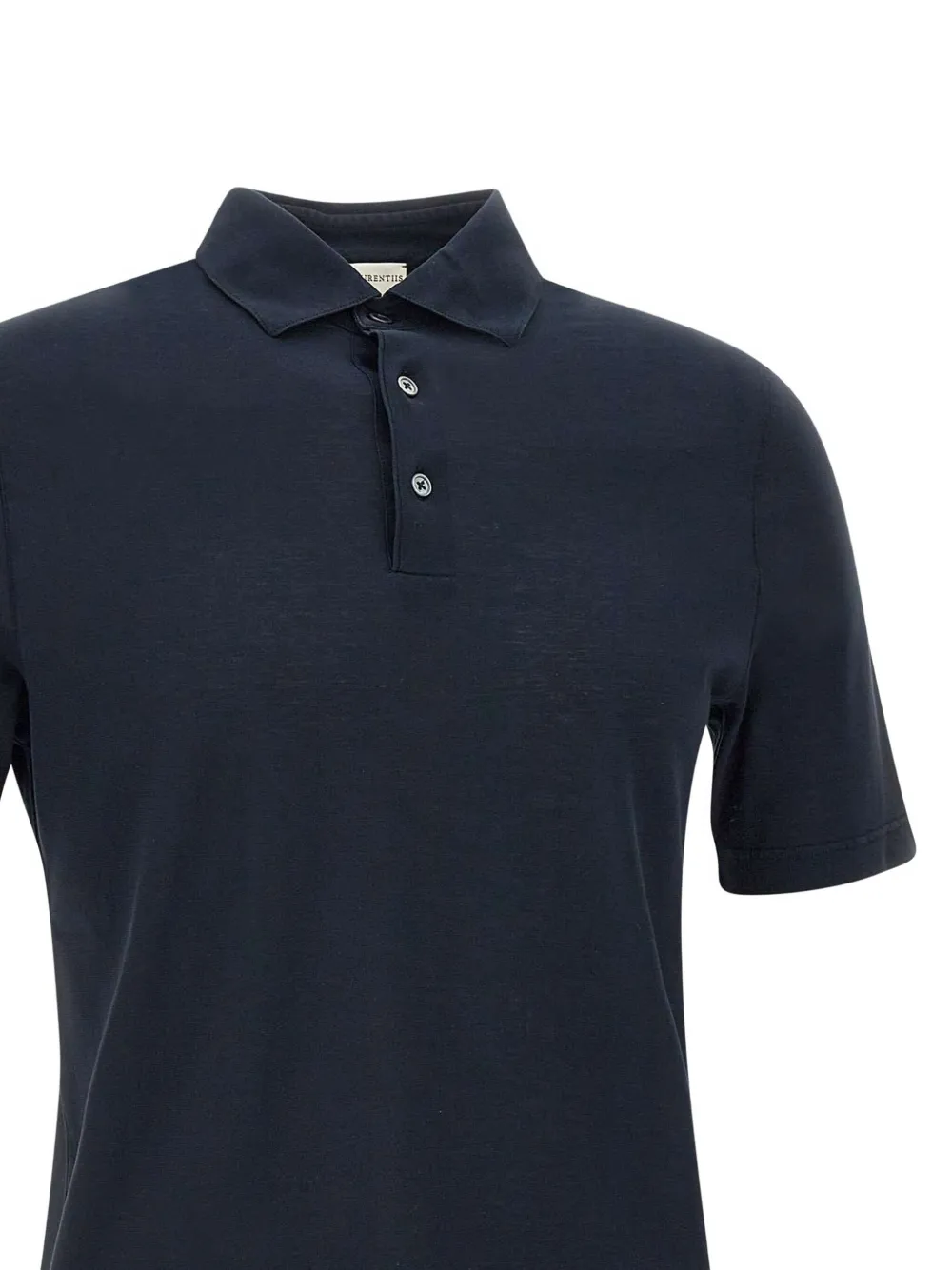 Filippo De Laurentiis Poloshirt met korte mouwen en knopen Blauw