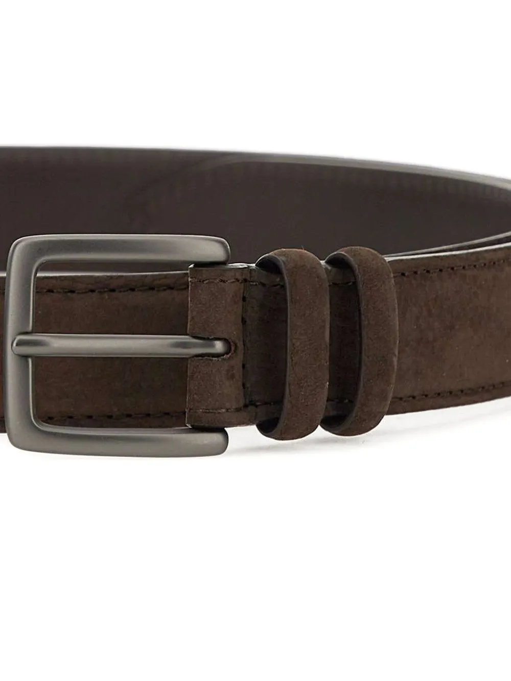 Orciani prong buckle belt - Bruin