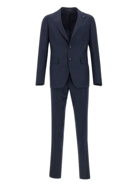 Tagliatore button flap-pocket suit