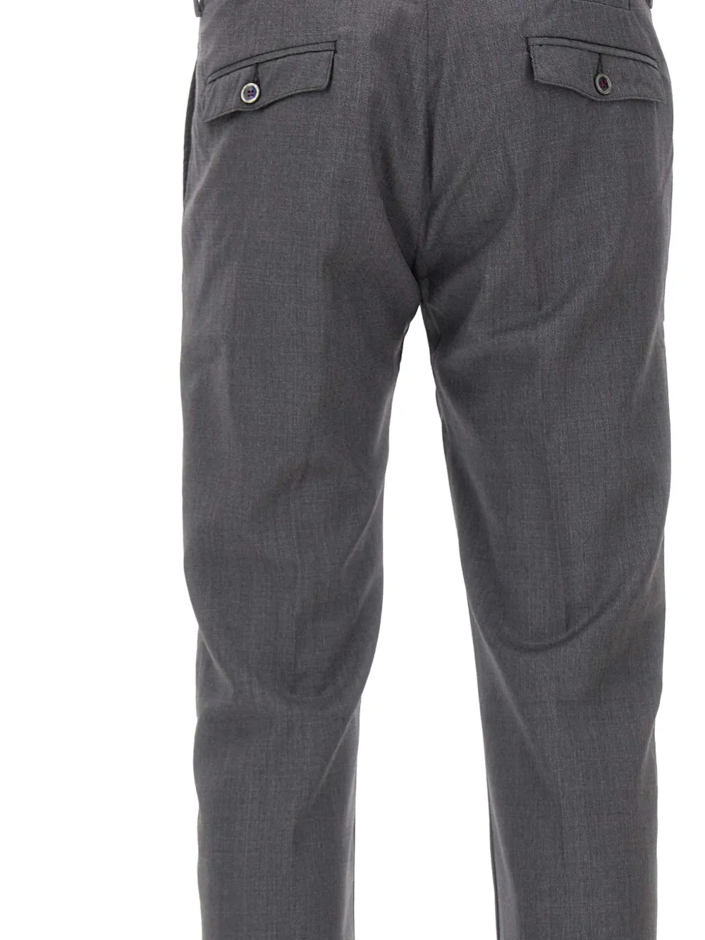 Re-hash Flap-pockets Tapered Trousers In Gray