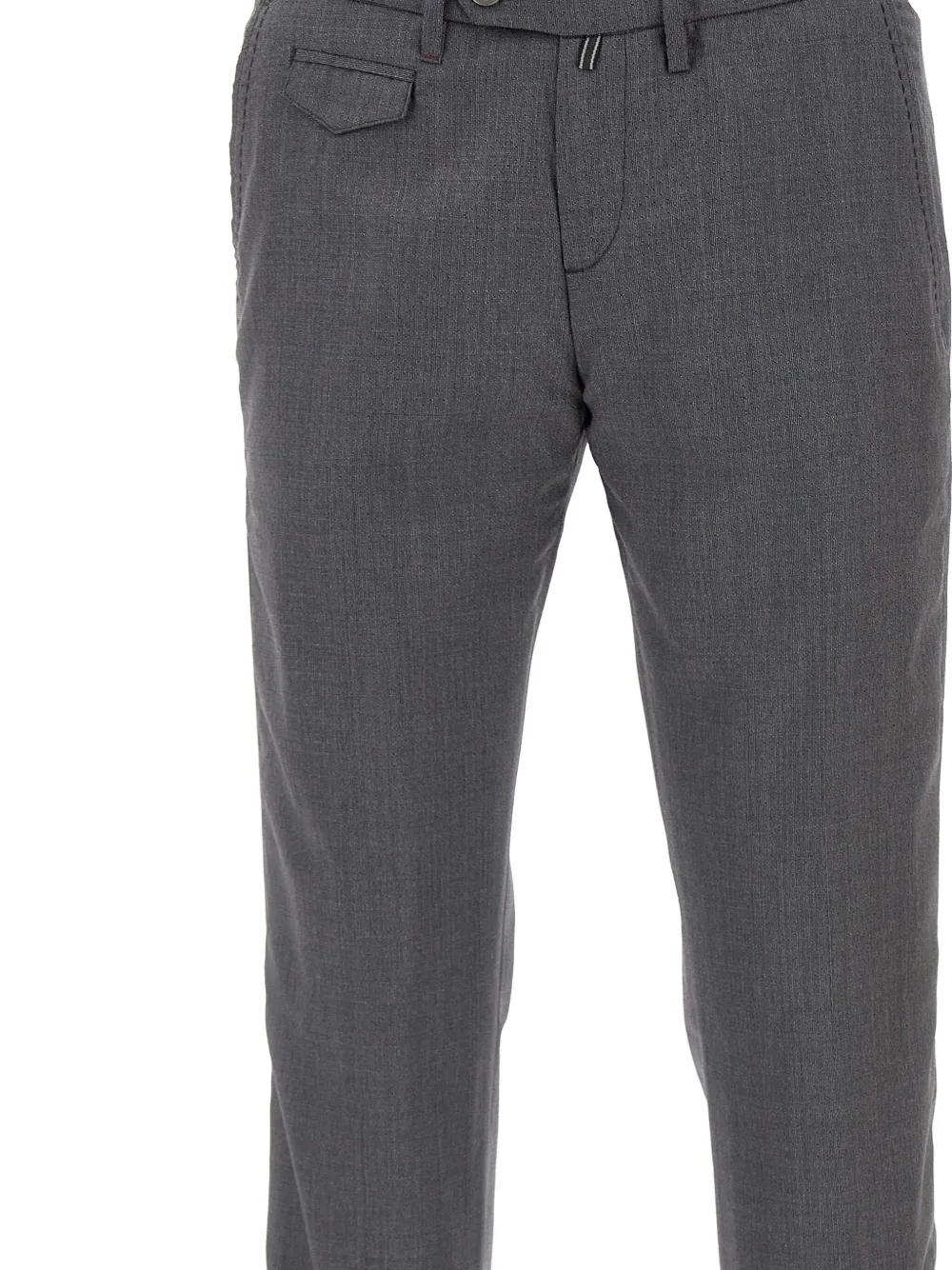 Re-hash Flap-pockets Tapered Trousers In Gray