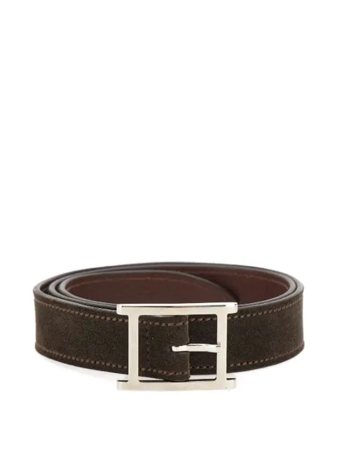 Orciani rectangular-buckle belt