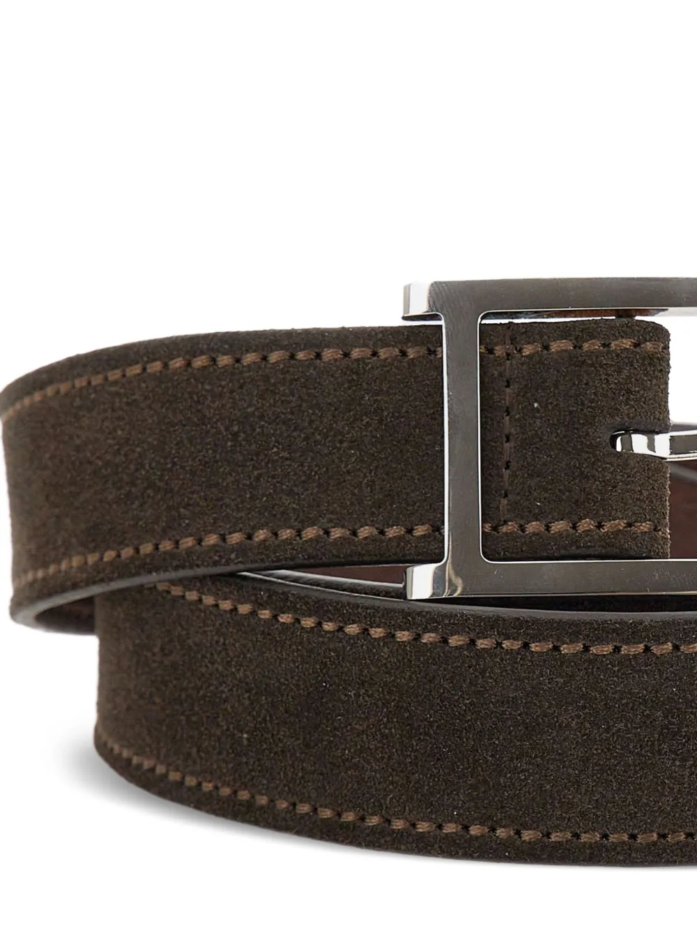 Orciani Riem met rechthoekige gesp Bruin