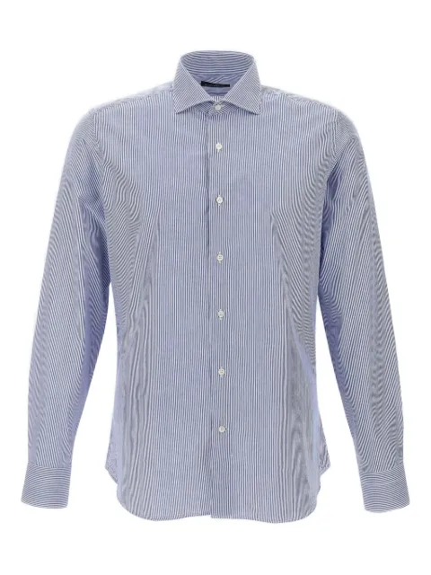 Marchesani striped-pattern button shirt