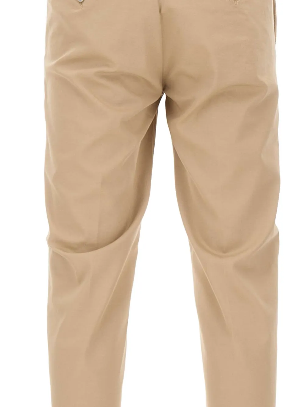 Re-hash Logo-patch Button Trousers In Neutral