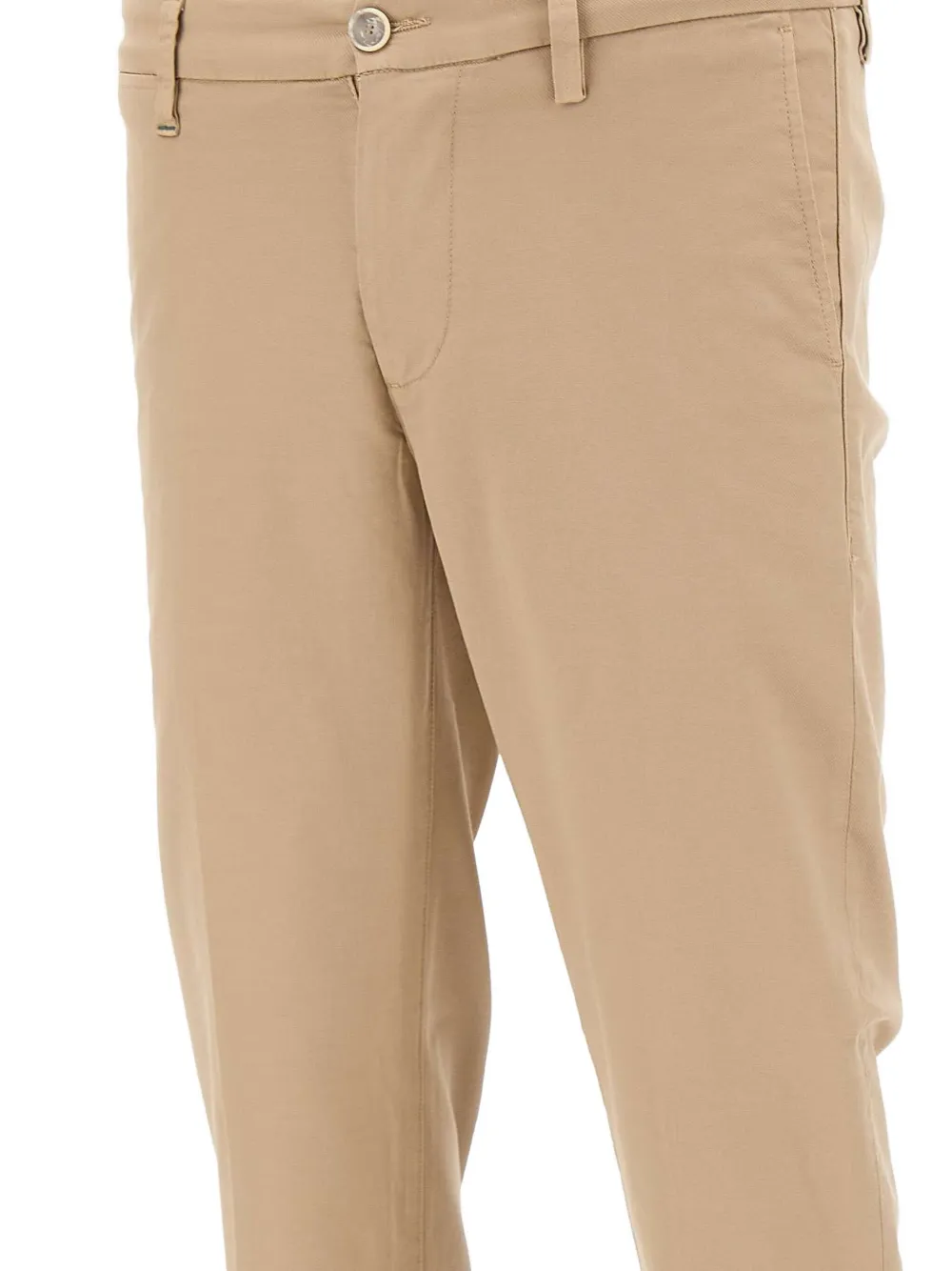 Re-hash Logo-patch Button Trousers In Neutral