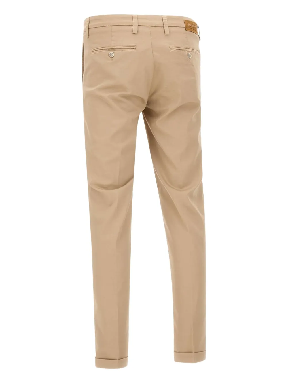 Re-Hash logo-patch button trousers - Beige