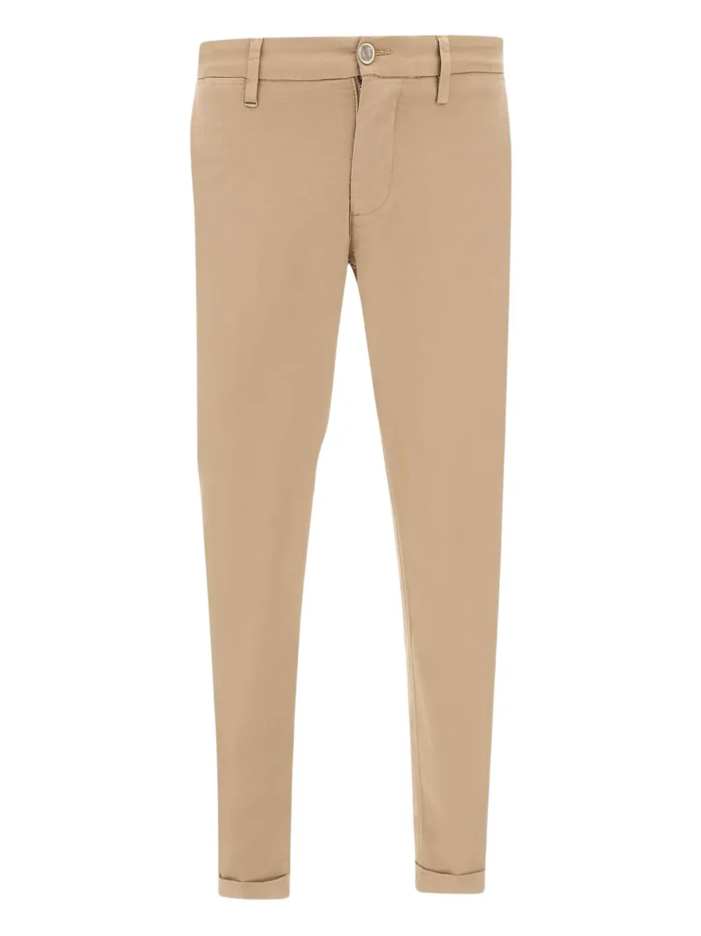 Re-Hash logo-patch button trousers | Nude | Image 1