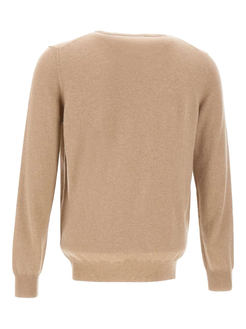 Kangra Trui met ronde hals en lange mouwen Beige