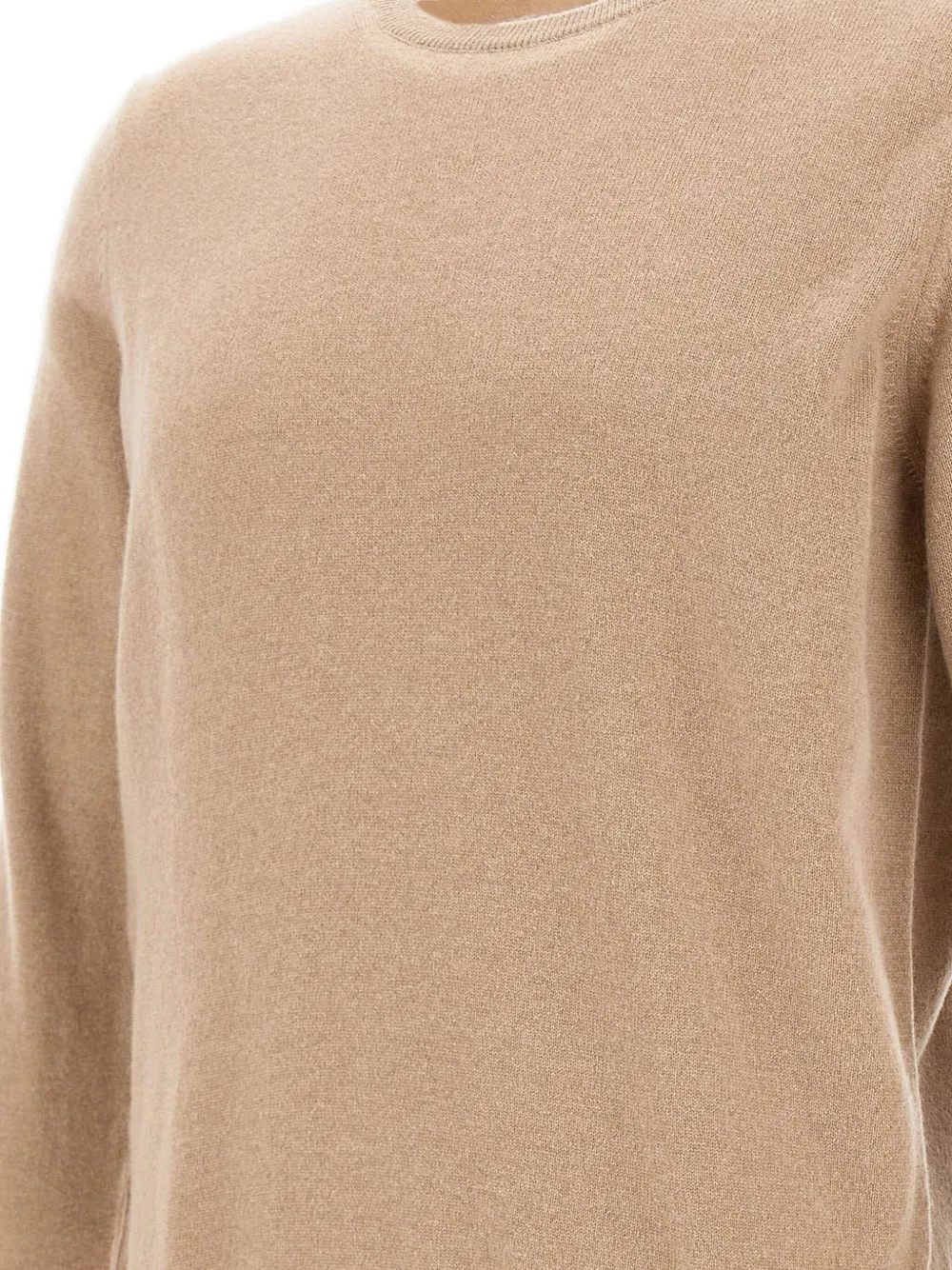 Kangra Trui met ronde hals en lange mouwen Beige