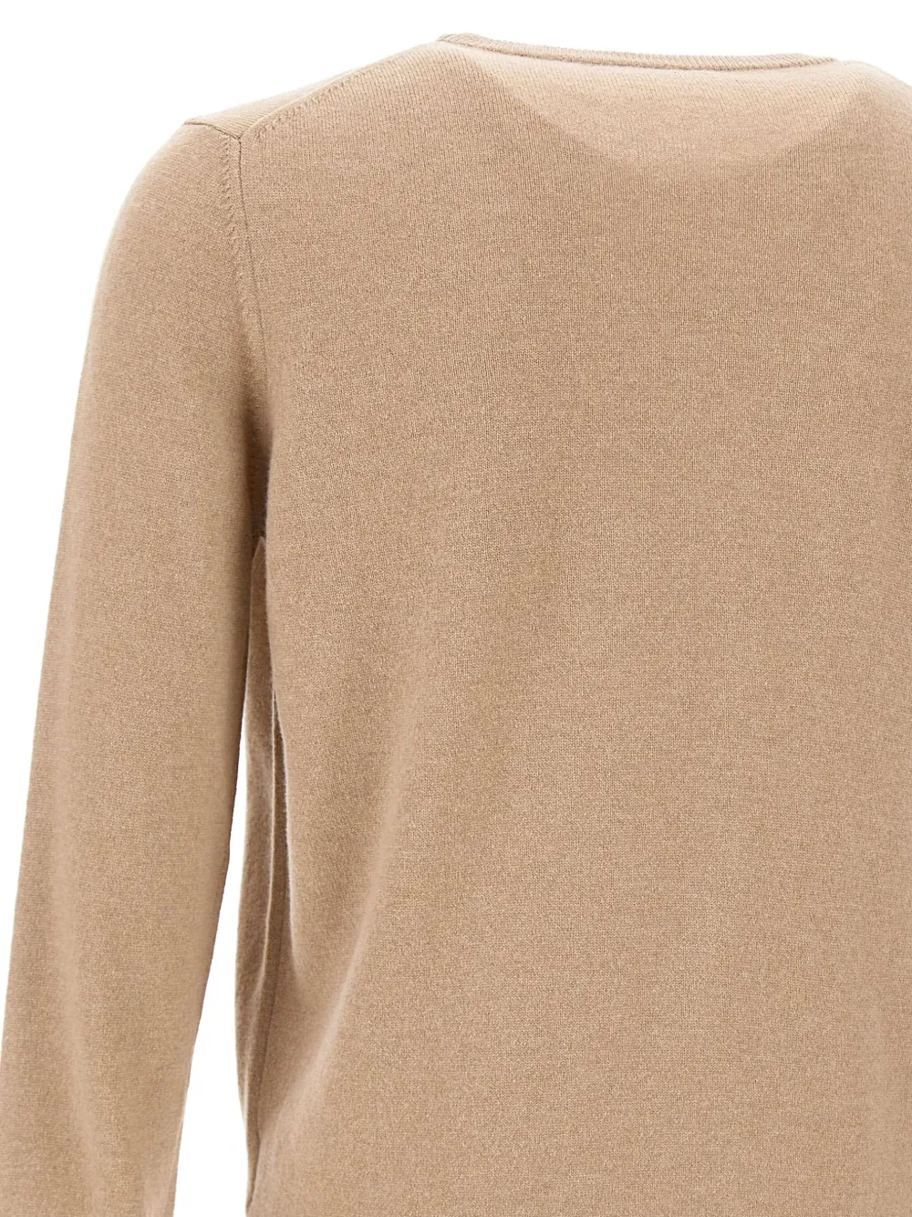 Kangra Trui met ronde hals en lange mouwen Beige