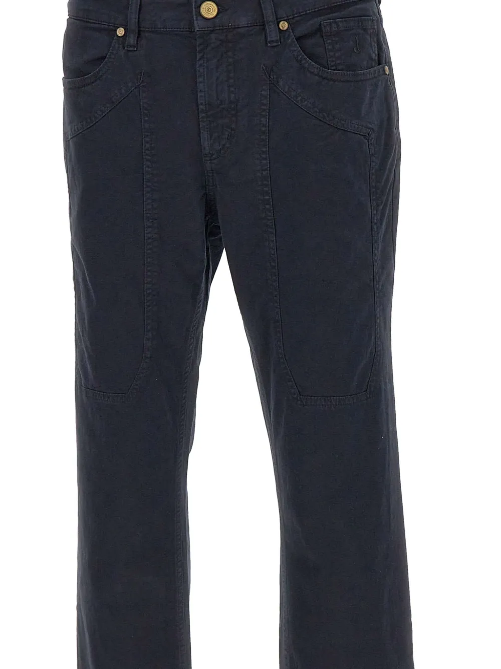 JECKERSON Broek met riemlussen en zak Blauw