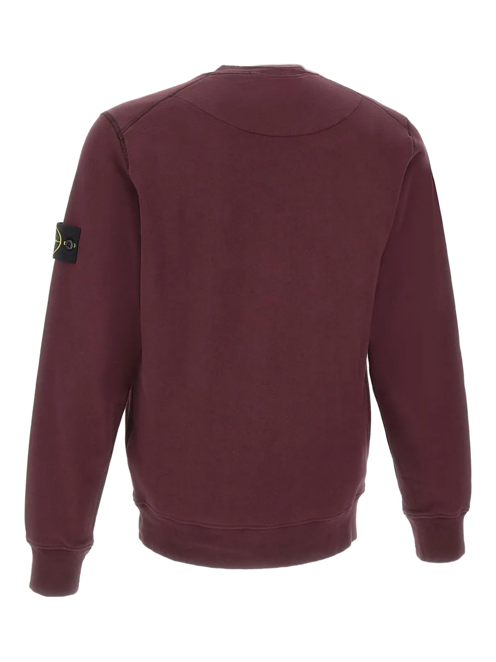 Stone Island overlock stitching badge sweatshirt - Rood