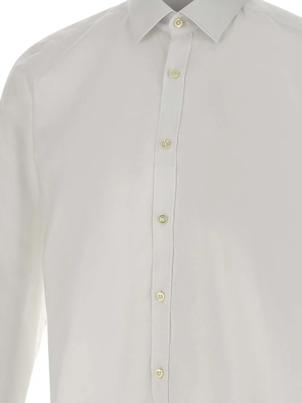 Marchesani Long-sleeved Buttoned Shirt In White
