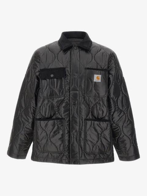 Carhartt WIP chamarra capitonada con ribete de pana