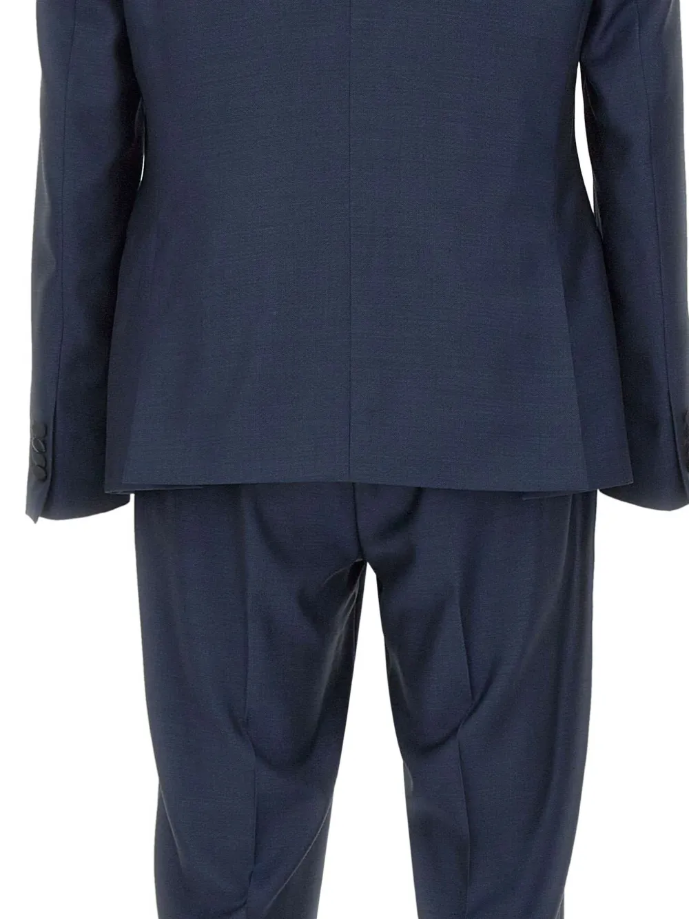 Carlo Pignatelli Driedelig pak met textuur Blauw