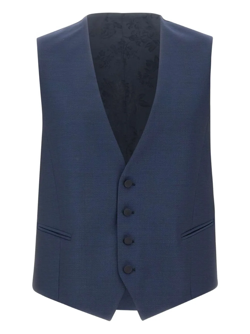 Carlo Pignatelli textured weave three-piece suit - Blu