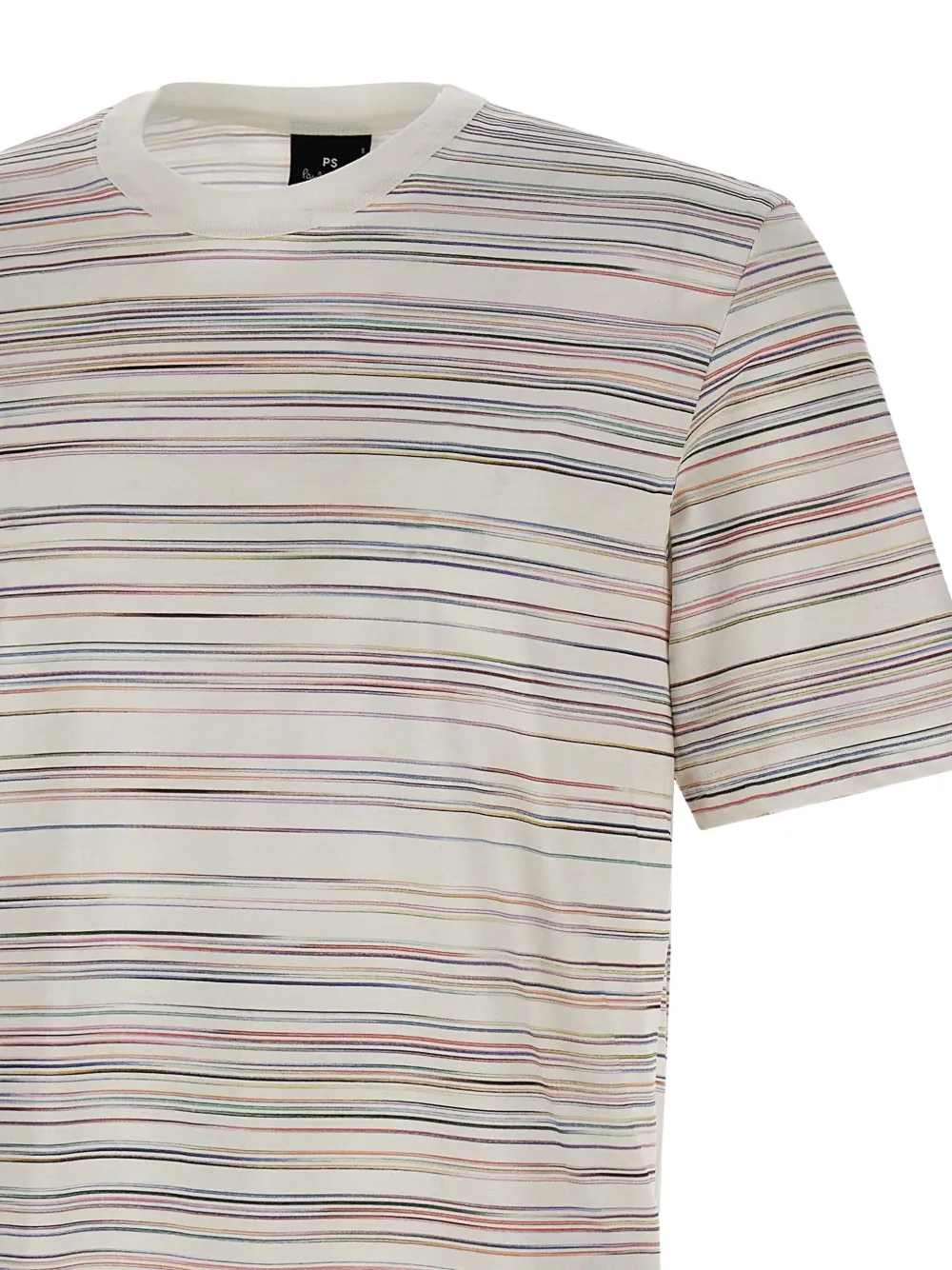 Paul Smith Striped Crew-neck T-shirt In Multi