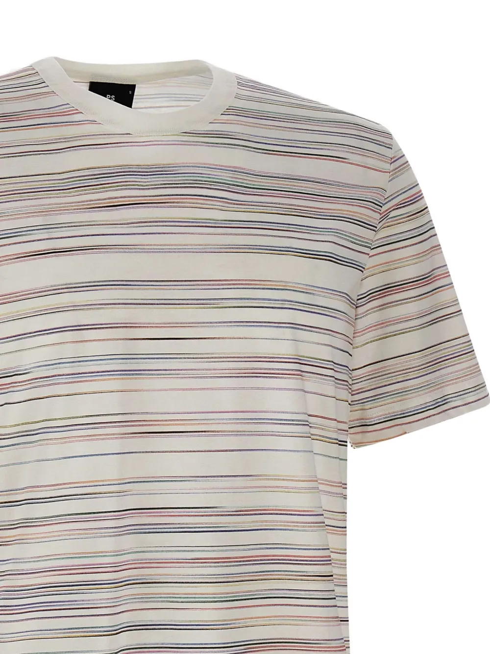Paul Smith Striped Crew-neck T-shirt In Multi