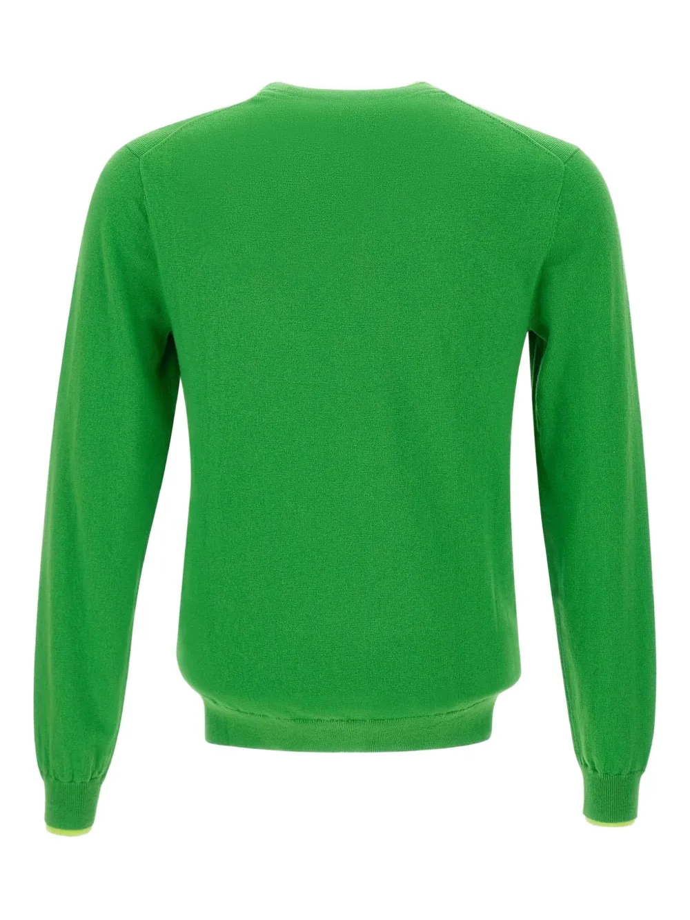 Sun 68 Embroidered Crew-neck Sweater In Green