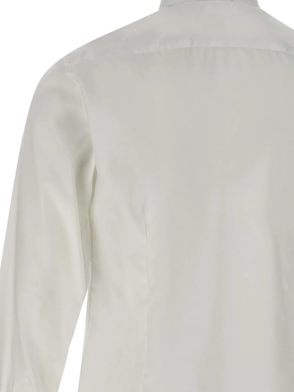 Marchesani Button Placket Long Sleeve Shirt In White