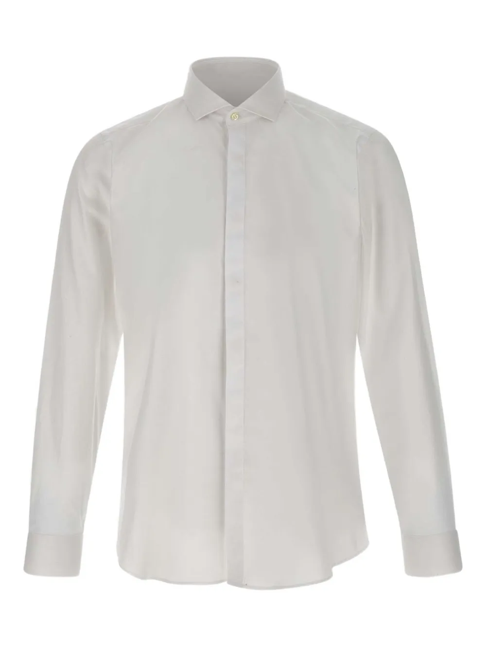 Marchesani button placket long sleeve shirt | White | Image 1