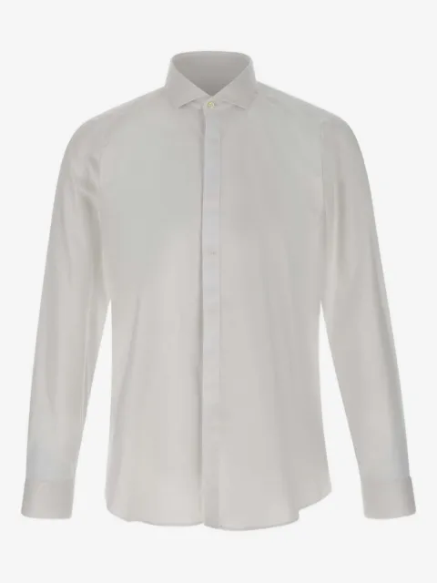 Marchesani button placket long sleeve shirt