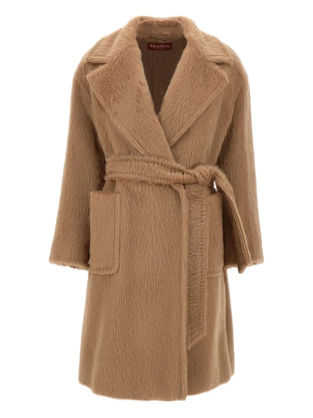 Max Mara Ottanta Coat In Brown