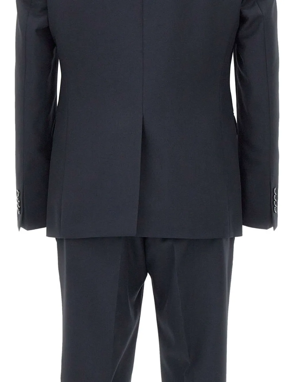 Carlo Pignatelli Mandarin Collar Three-piece Suit In Blue